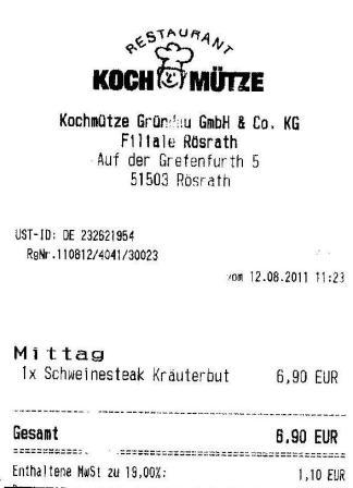 edvp Hffner Kochmtze Restaurant